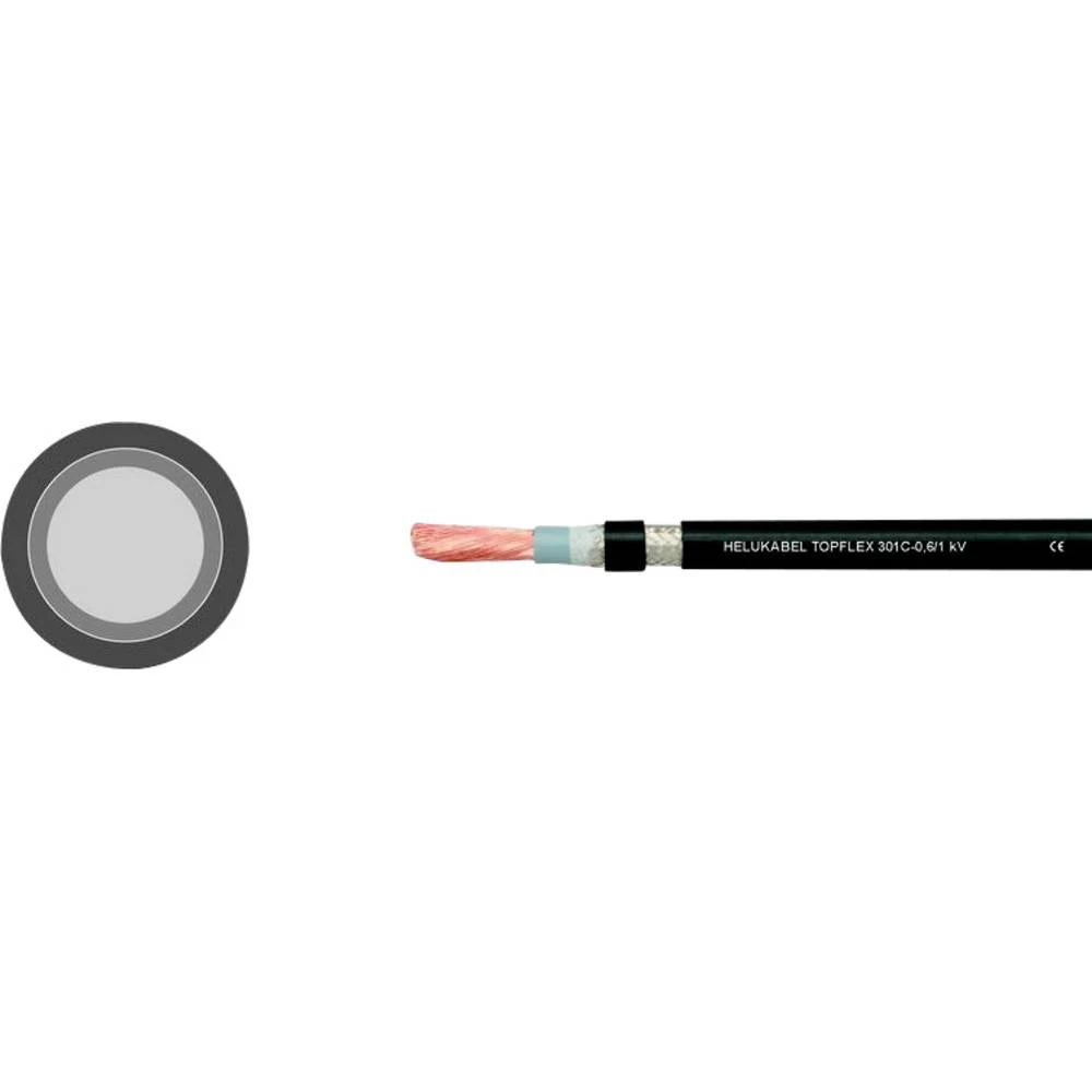 Helukabel 75387 vod za vučni lanac TOPFLEX 301 1 x 6.00 mm² zeleno-žuta 100 m slika