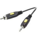 SpeaKa Professional Cinch / utičnica video priključni kabel [1x muški cinch konektor - 1x 3,5 mm banana utikač] 1.50 m c
