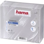 Hama Kutija za CD 1 CD/DVD/Blu-Ray Prozirna 5 ST (Š x V x d) 140 x 124 x 10.4 mm 00044748