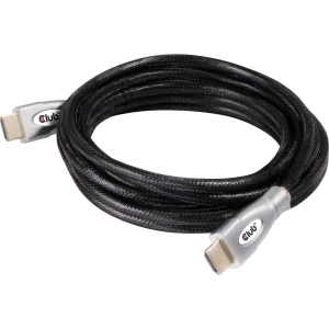 club3D HDMI Priključni kabel [1x Muški konektor HDMI - 1x Muški konektor HDMI] 5 m Crna slika