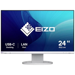 EIZO EV2490-WT LED zaslon Energetska učinkovitost 2021 C (A - G) 60.5 cm (23.8 palac) 1920 x 1080 piksel 16:9 5 ms HDMI™, DisplayPort, USB-C®, USB-B, slušalice (3.5 mm jack), USB 3.2 gen. 1 (USB 3... slika