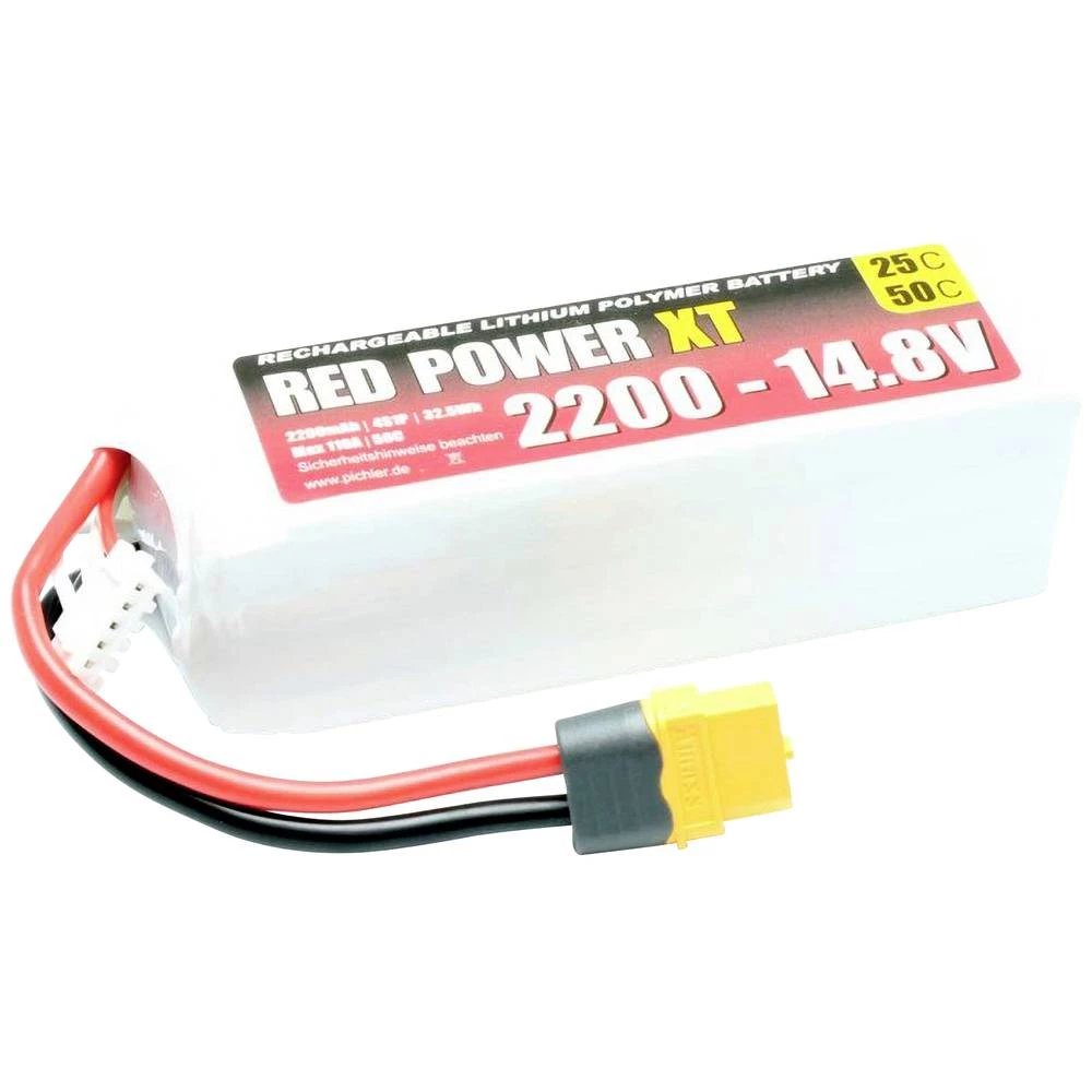 Red Power lipo akumulatorski paket za modele 14.8 V 2200 mAh  25 C softcase XT60 slika