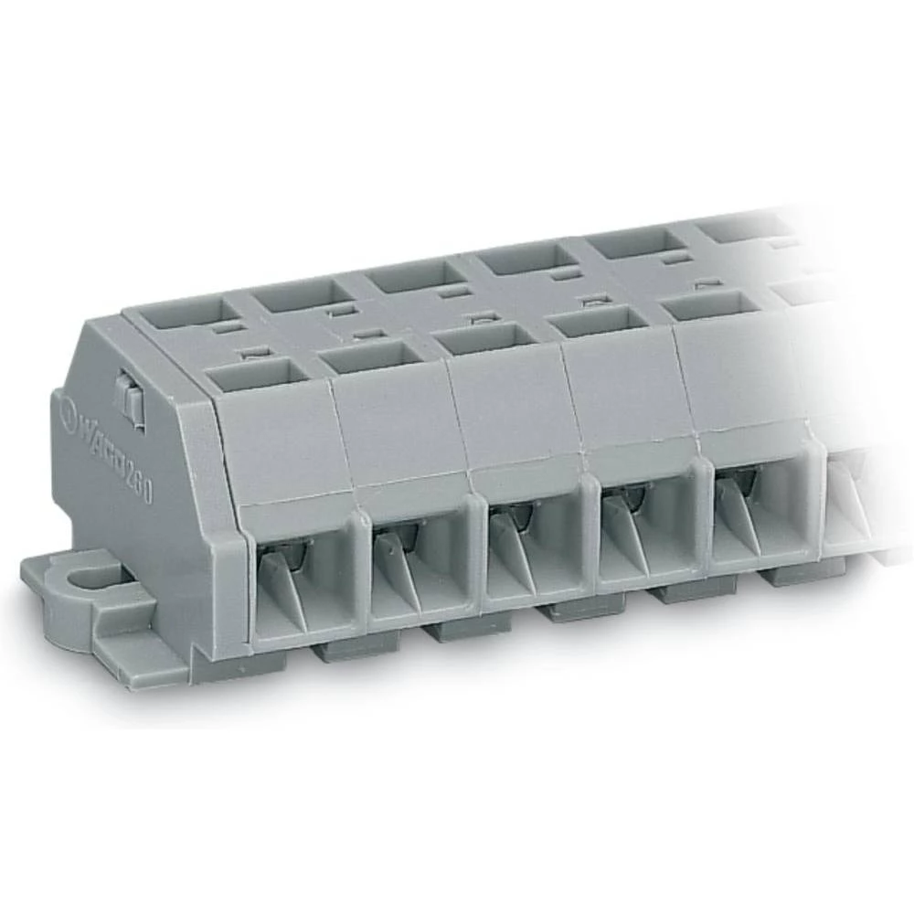 WAGO 260-210 letva rednih stezaljki 8 mm opruga Dostupnost: l siva 25 St. slika