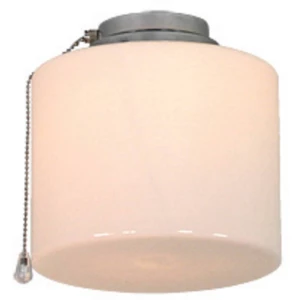 Svjetiljka za stropni ventilator CasaFan 1B CH ZYLINDER GESCHL. Opalno staklo (sjajno) slika