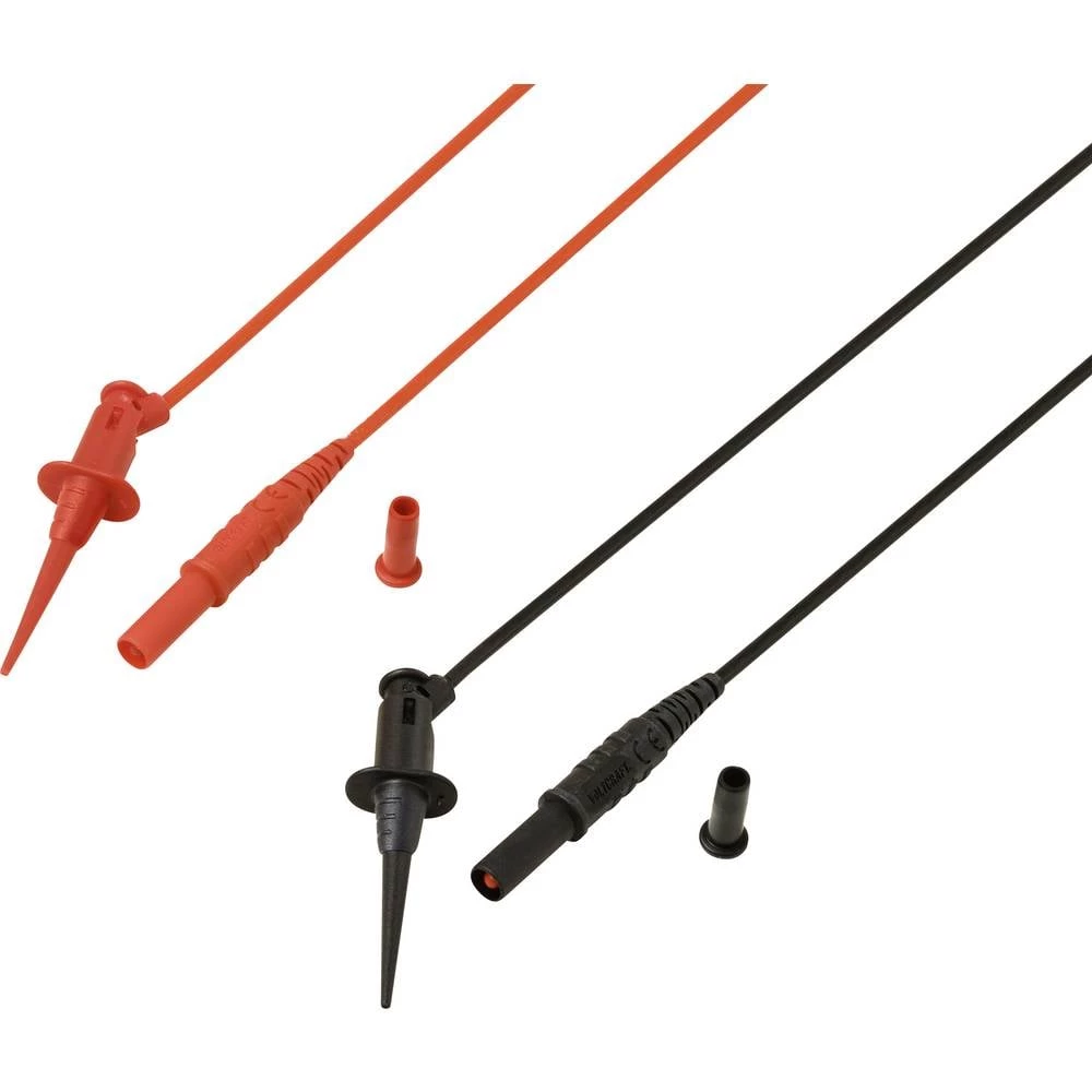 VOLTCRAFT MSL-525 mjerni vod 1.2 ms minijaturnim krokodil štipaljkama CAT II 300 V1 Par slika