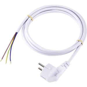 Basetech XR-1638080 struja priključni kabel bijela 2.00 m slika