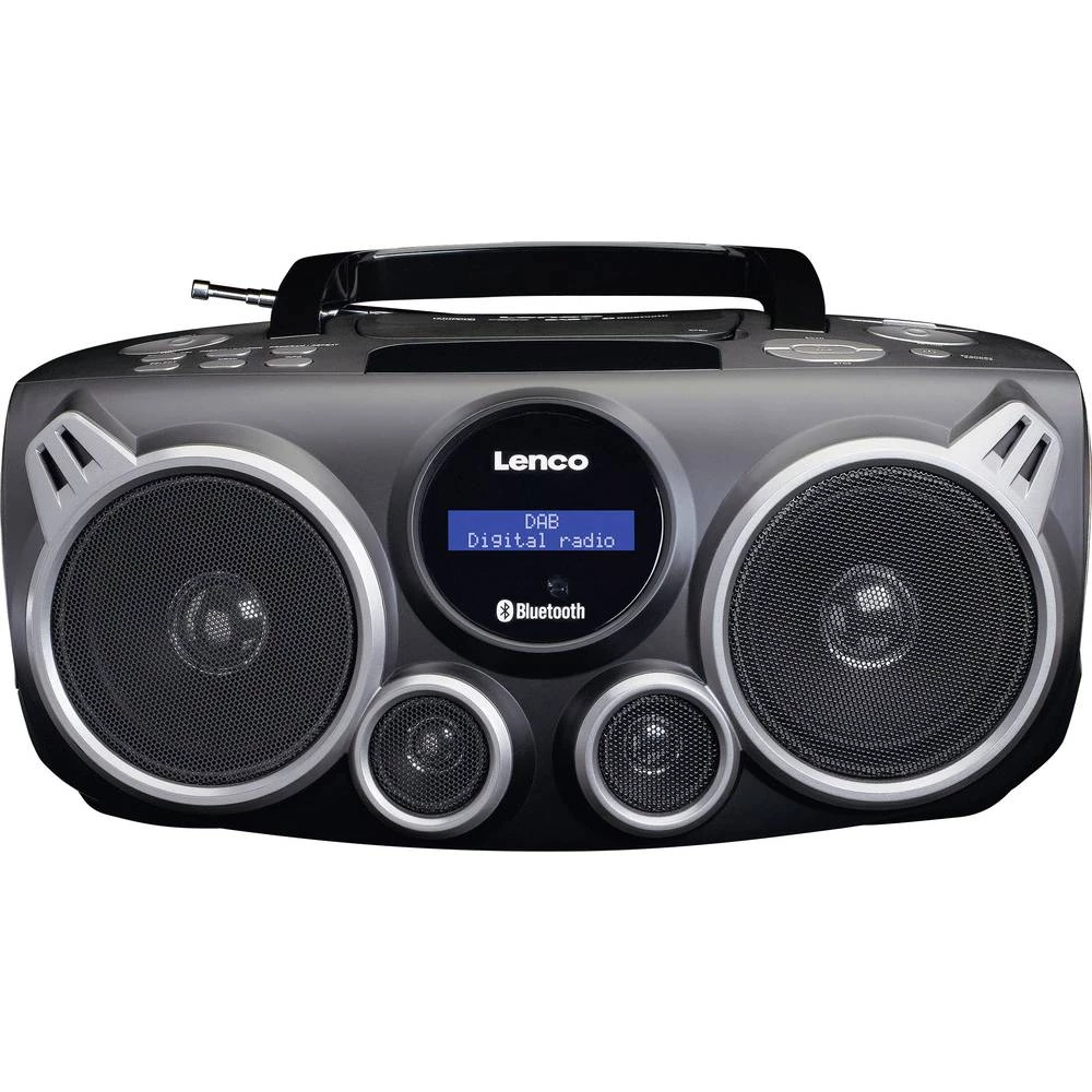 DAB+ (1012) CD radio Lenco SCD-685 AUX, Bluetooth, DAB+, USB Crna, Siva slika