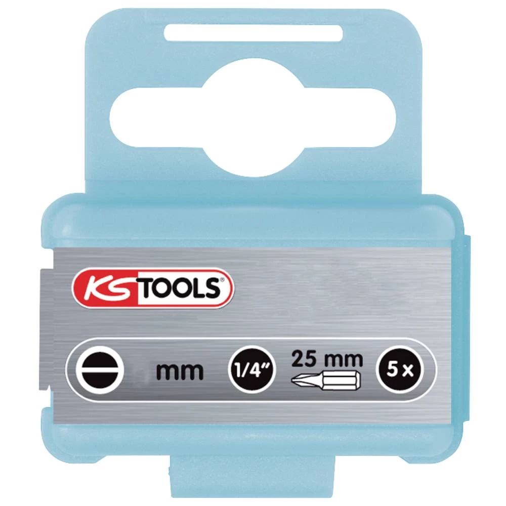 KS Tools 910.2233 pljosnati bit 3 mm nehrđajući čelik V2A nehrđajući C 6.3 5 St. slika