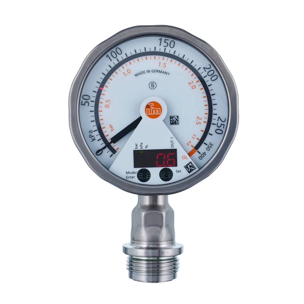 ifm Electronic tlačni senzor 1 St. PG2736 -12 kPa do 250 kPa M12 1 otvarač, 1 zatvarač, analogni slika