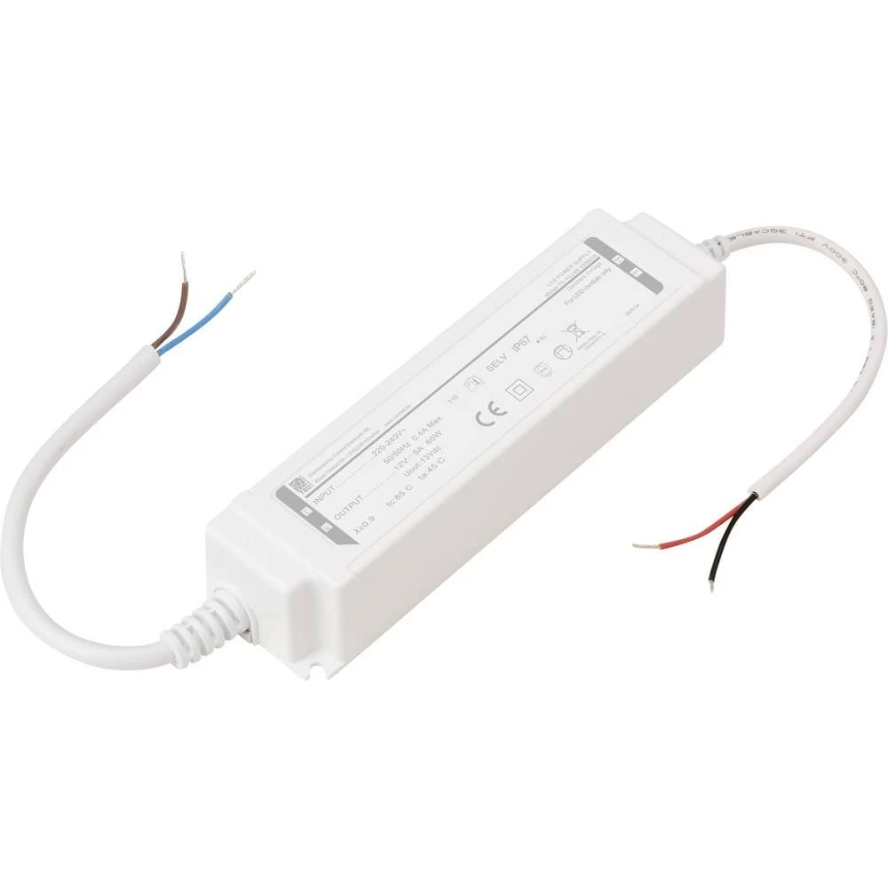 TRU COMPONENTS TC-YCL60-1205000 LED transformator konstantni napon 18 W 5 A 11.4 - 12.6 V/DC 1 kom. slika