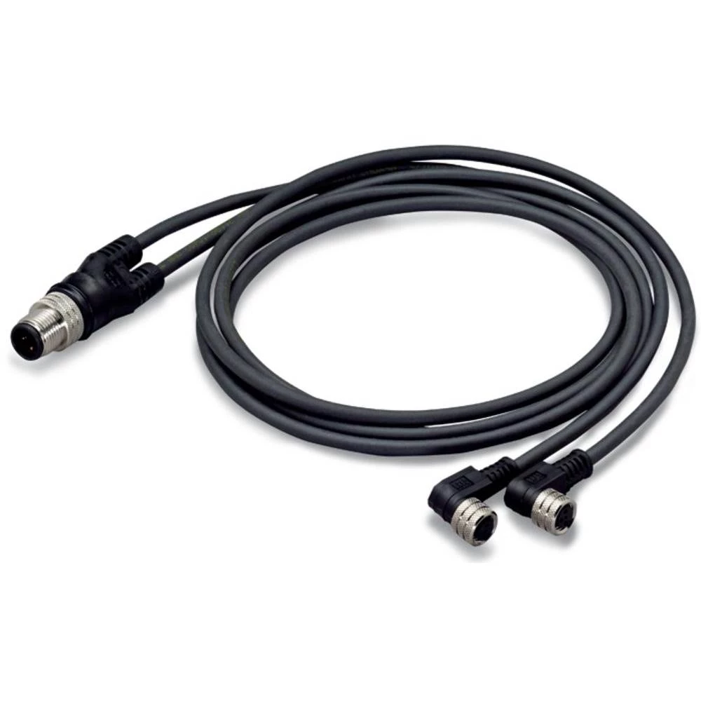 WAGO 756-5514/040-010 razdjenik i adapter za senzor/aktivator M8 ravni muški konektor, ženski konektor, kutni 1.00 m 10 slika