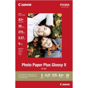 Foto papir Canon Photo Paper Plus Glossy II PP-201 2311B021 DIN A3+ 265 gm² 20 Stranica Sjajan slika