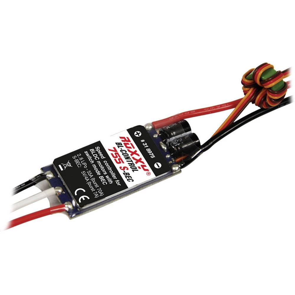 Regulator leta za Brushless modele aviona ROXXY BL-Control 755 S-BEC Opteretivost (maks.): 70 A