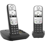 Gigaset A690A Duo dect bežični analogni telefon   handsfree, s bazom, ponovno biranje crna