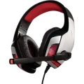 Berserker Gaming FAFNIR igraće naglavne slušalice sa mikrofonom 3,5 mm priključak, USB sa vrpcom, stereo preko ušiju crna, crvena slika