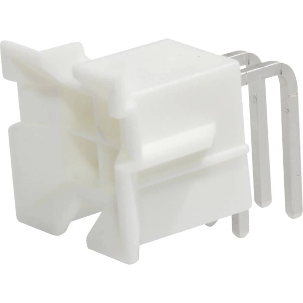 Molex 15249044 Mini-Fit BMI Header, Dual Row, Right-Angle, with Snap-in Plastic Peg PCB Lock, 4 Circuits, PA Polyamide N slika