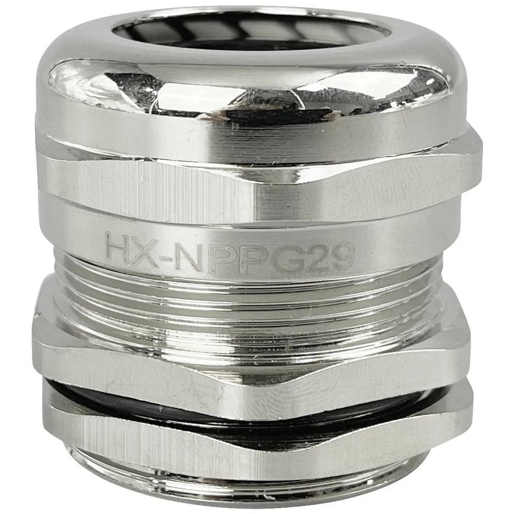 TRU COMPONENTS TC-10302892 kabelska uvodnica   PG29 mesing (niklovani) metalna   1 St. slika