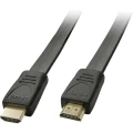 LINDY HDMI priključni kabel HDMI-A utikač, HDMI-A utikač 1.00 m crna 36996  HDMI kabel slika