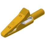 Mini krokodil spojka SKS Hirschmann MA 1, 2 mm, žute boje 930317803