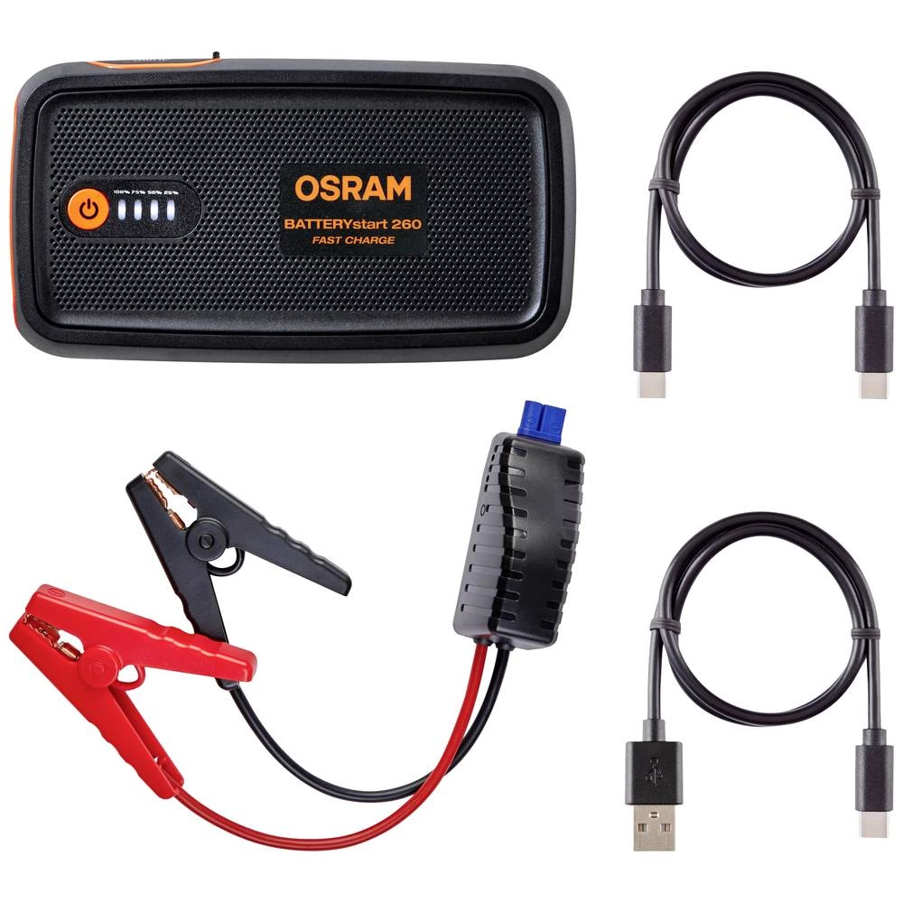 OSRAM brzi start sustav BATTERYstart 260 OBSL260 Struja pri startu (12 V)=200 A  zaštita od polarizacije, elektroniska zaštita, radna svjetiljka slika