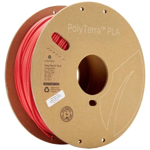 Polymaker 70827 PolyTerra PLA 3D pisač filament PLA  2.85 mm 1000 g crvena (mat)  1 St. slika