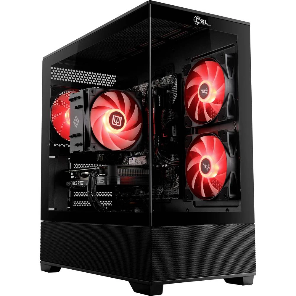 CSL Computer Gaming pc Gaming PC M11860H AMD Ryzen 7 9700X 5.5 GHz 32 GB RAM 2000 GB SSD Nvidia GeForce RTX™ 5070 12 GB slika