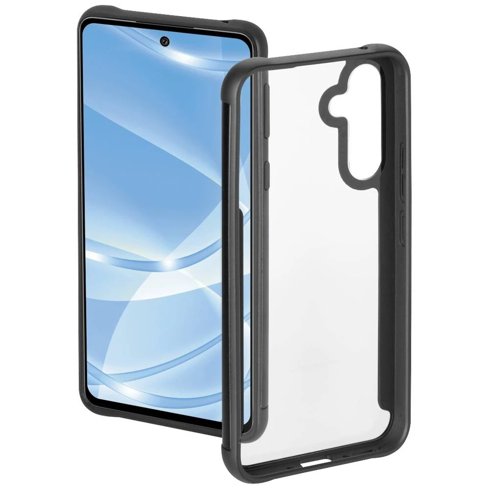 Maska &quot,Metallic Frame&quot, za Samsung Galaxy A54, providna/crna Hama Metallic Frame etui Samsung Galaxy A54 prozirna, crna slika