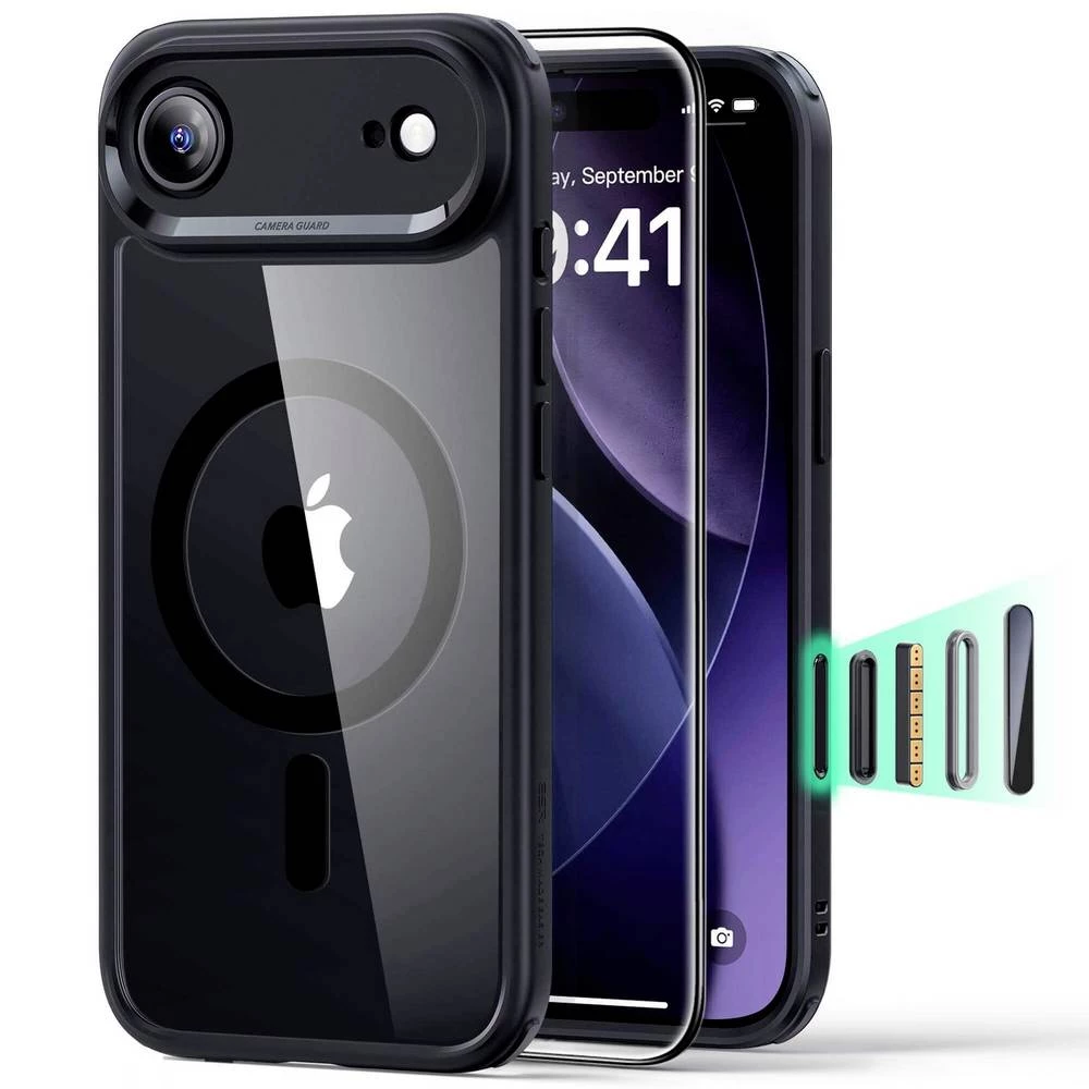 ESR torbica Apple iPhone Air crna, prozirna 1A89000201 slika