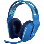 Logitech Gaming G733 LIGHTSPEED igraće naglavne slušalice sa mikrofonom bežični 2.4 gHz bežične, stereo na ušima plava b