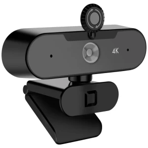 Dicota Webcam PRO Plus 4K 4K Web kamera 3840 x 2160 Pixel držač s stezaljkom, integrirana pokrovna ploča slika