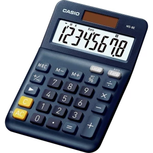 Casio MS-8E stolni kalkulator tamnoplava Zaslon (broj mjesta): 8 solarno napajanje (D x Š) 101 mm x 149 mm slika