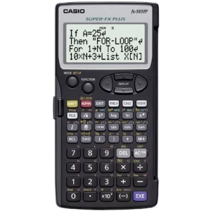 Školski kalkulator Casio fx-5800P Crna Zaslon (broj mjesta): 16 baterijski pogon (Š x V x d) 73 x 10 x 141.5 mm slika