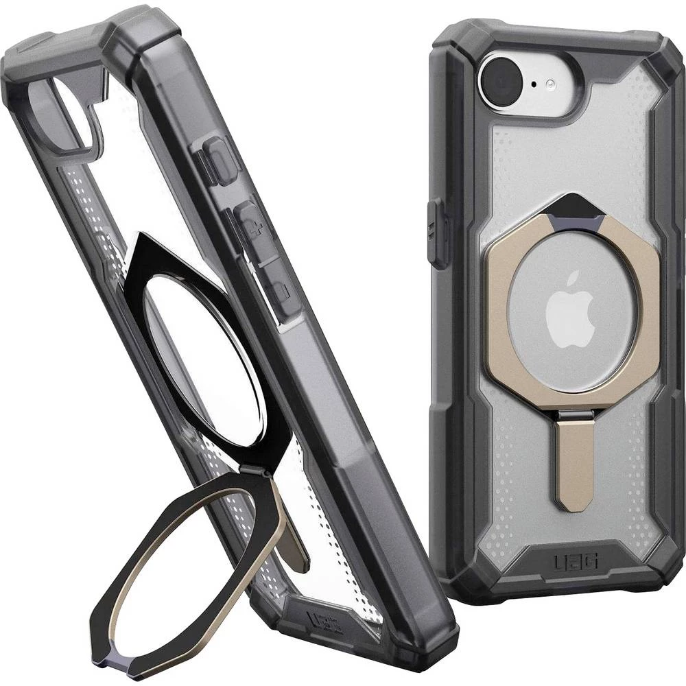 Urban Armor Gear Plasma XTE vanjska torbica za mobilni telefon Apple iPhone 16e prozirna, titan induktivno punjenje, Mag slika