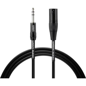 Warm Audio Pro Series XLR priključni kabel [1x muški konektor XLR - 1x 6,3 mm banana utikač] 0.90 m crna slika
