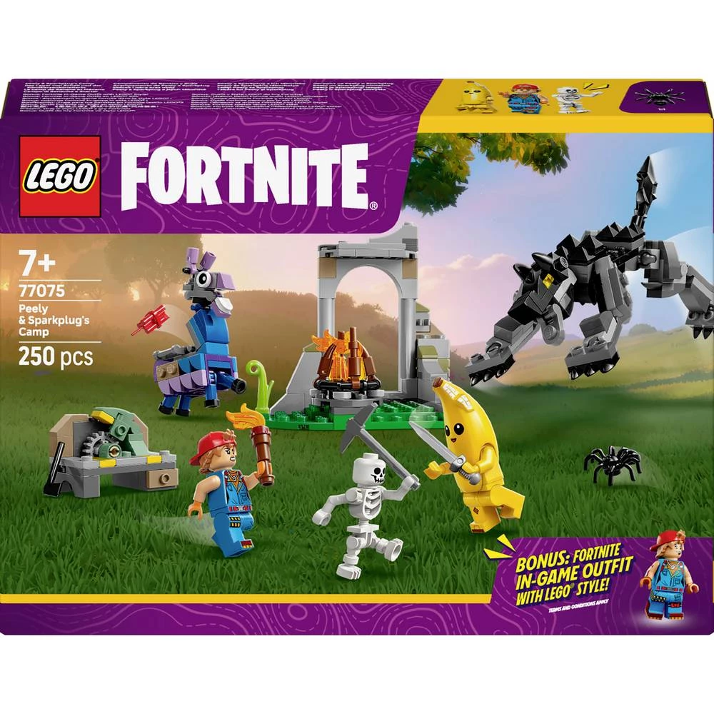 77075 Lego® Fortnite Schalijev logor i umjetnik svjećica slika
