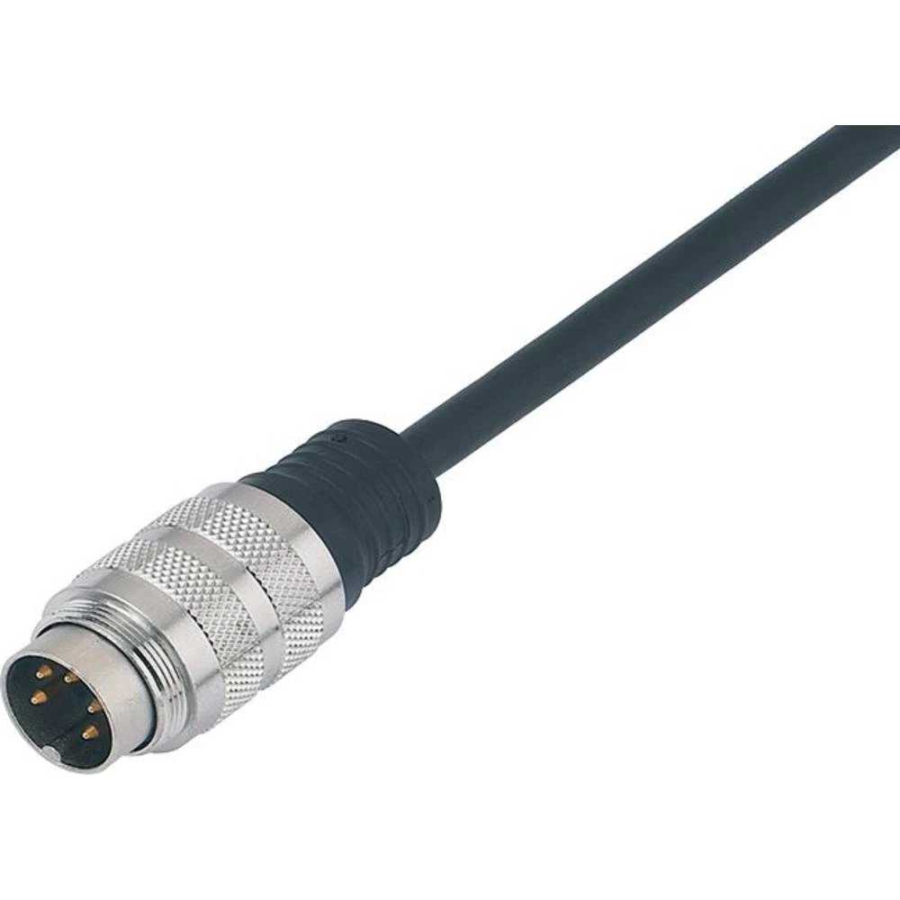 binder 79 6129 20 12-20 okrugli utikač konfekcionirani ravni muški konektor Ukupan broj polova: 12 Serija (Okrugli utičn slika