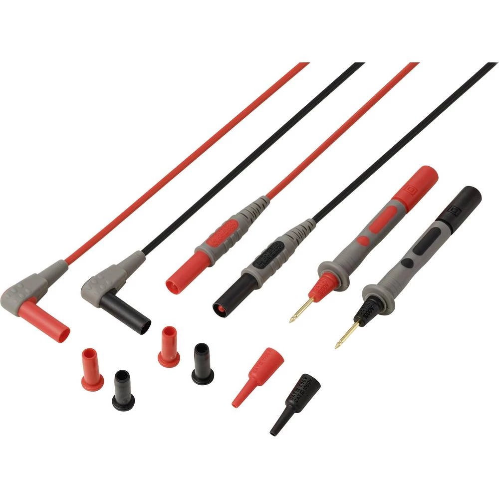 VOLTCRAFT MSL-820 mjerni vod 4 mm utikač sonda 1.2 m crvena, crna 1 Par slika