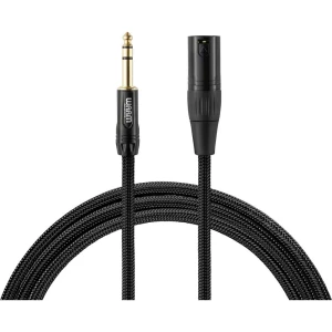 Warm Audio Premier Series XLR priključni kabel [1x muški konektor XLR - 1x 6,3 mm banana utikač] 0.90 m crna slika