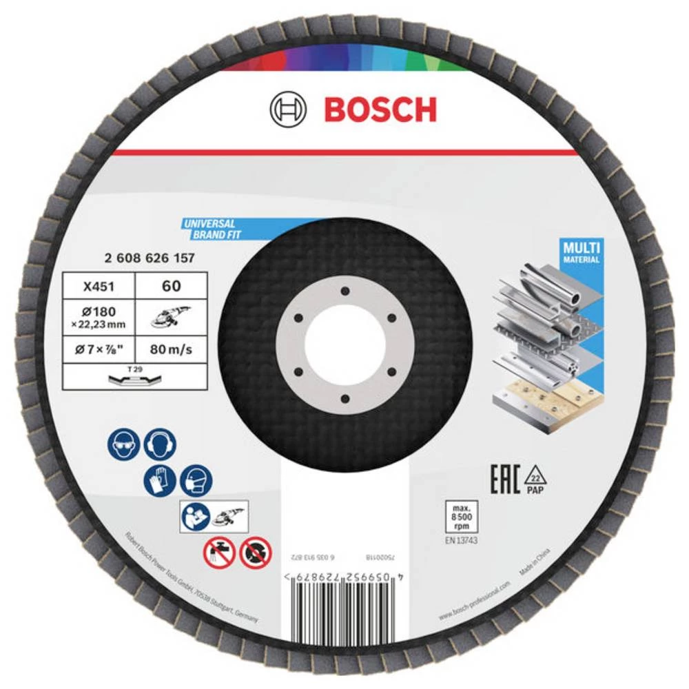 Bosch Accessories 2608626157 lamelna brusna ploča promjer 180 mm Promjer bušotine 22.23 mm 1 kom. slika