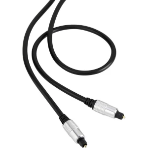 Toslink Digital-Audio priključni kabel [1x Toslink-utikač (ODT) - 1x Toslink-utikač (ODT)] 1.50 m crn SuperSoft slika