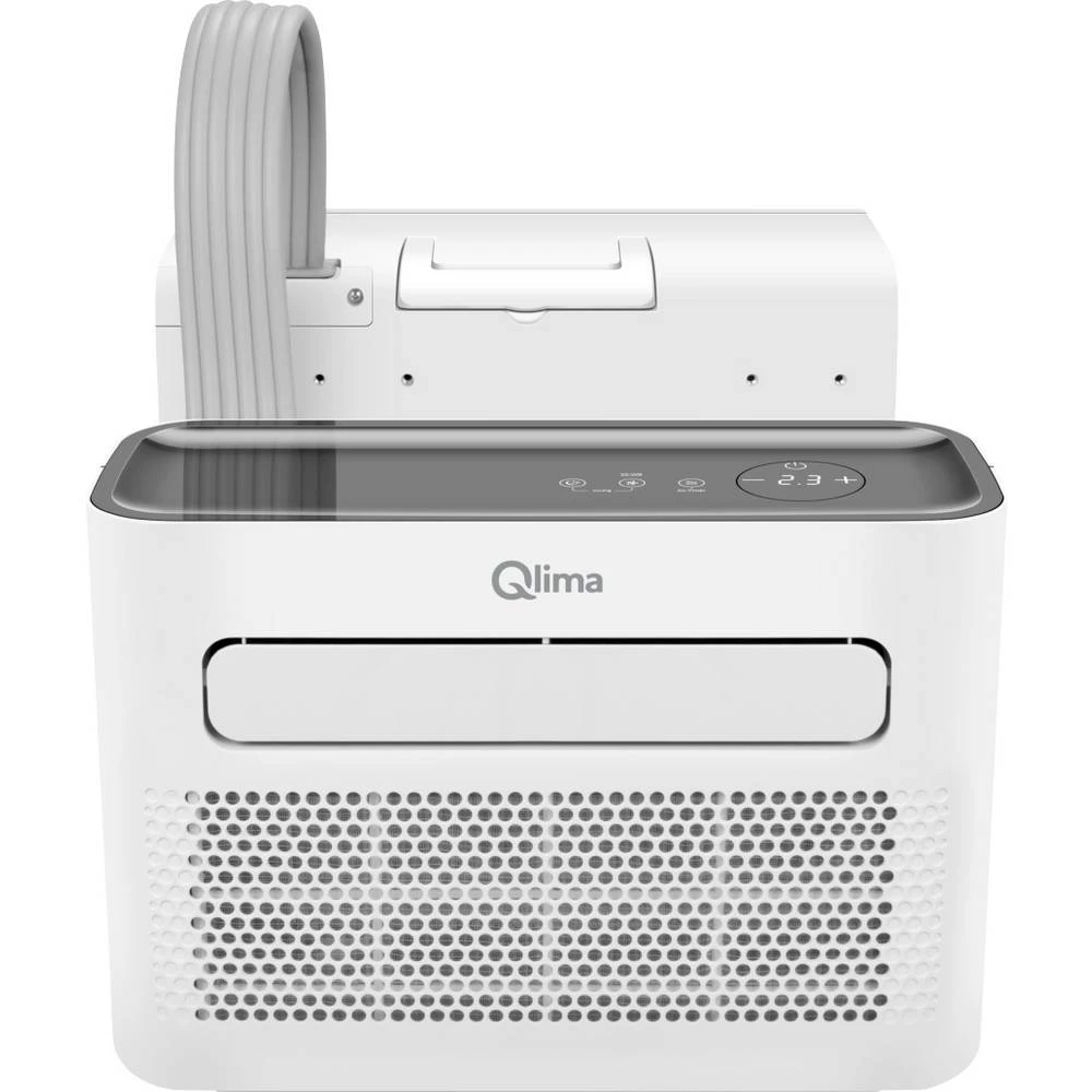 Qlima MS-AC 5002 mobilni klima uređaj Energetska učinkovitost: A (A+++ - D) 1.46 kW 45 m³ bijela, crna