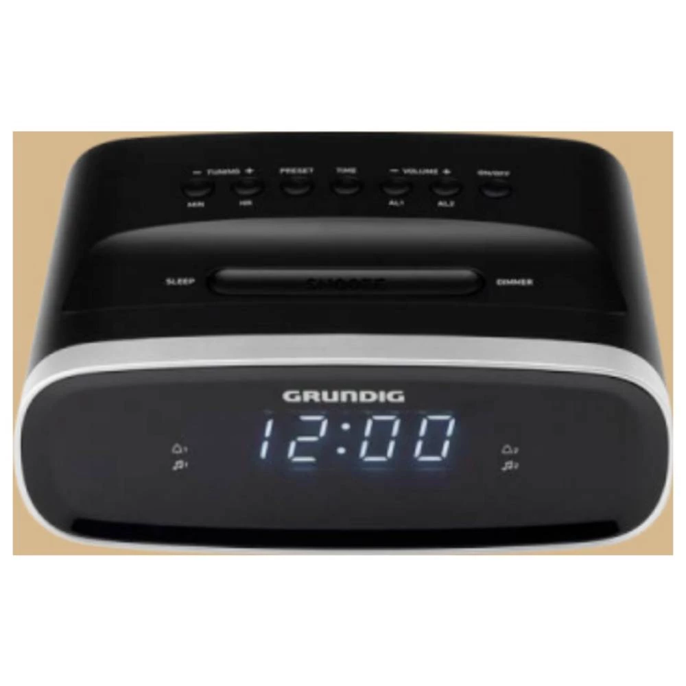 Grundig Sonoclock 1100 radio sat FM UKW funkcija alarma crna slika