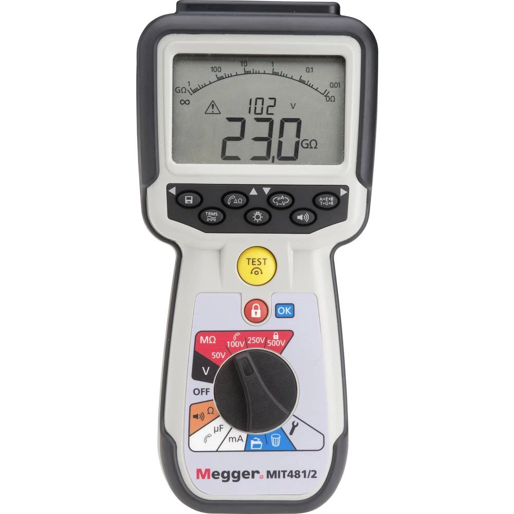 Megger MIT481/2 mjerač izolacije 50 V, 100 V, 250 V, 500 V 100 GΩ slika
