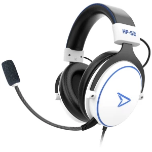 Pixminds HP-52 igre Over Ear Headset žičani stereo bijela  kontrola glasnoće slika