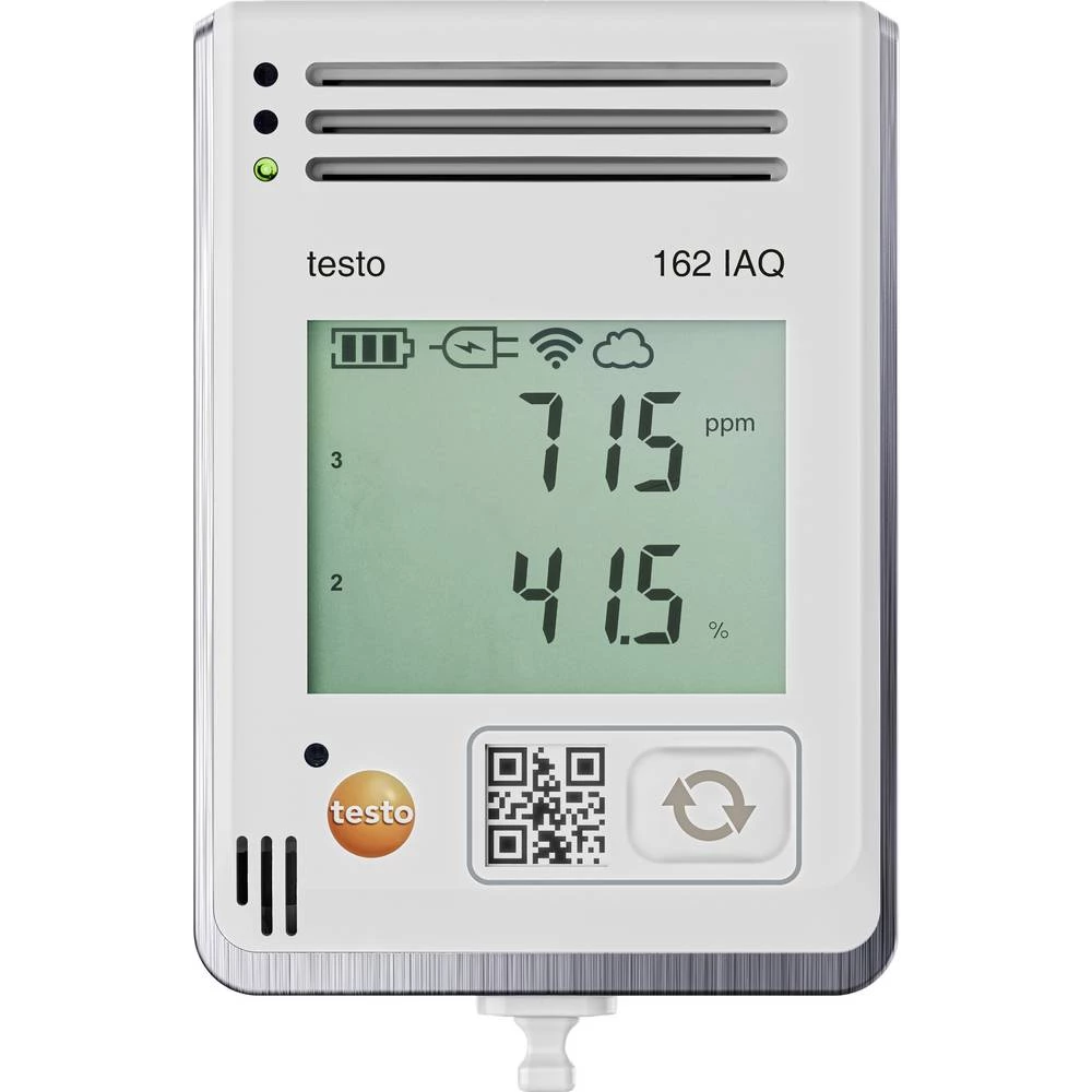 testo 0572 1626 162 IAQ višenamjenski uređaj za pohranu podataka Mjerena veličina CO2, tlak zraka, temperatura, vlaga 0 slika