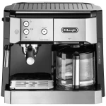 DeLonghi BCO 421.S aparat za esspreso kavu s držačem filtera plemeniti čelik, crna  Kapacitet čaše=10 stakleni vrč, s funkcijom filter kave