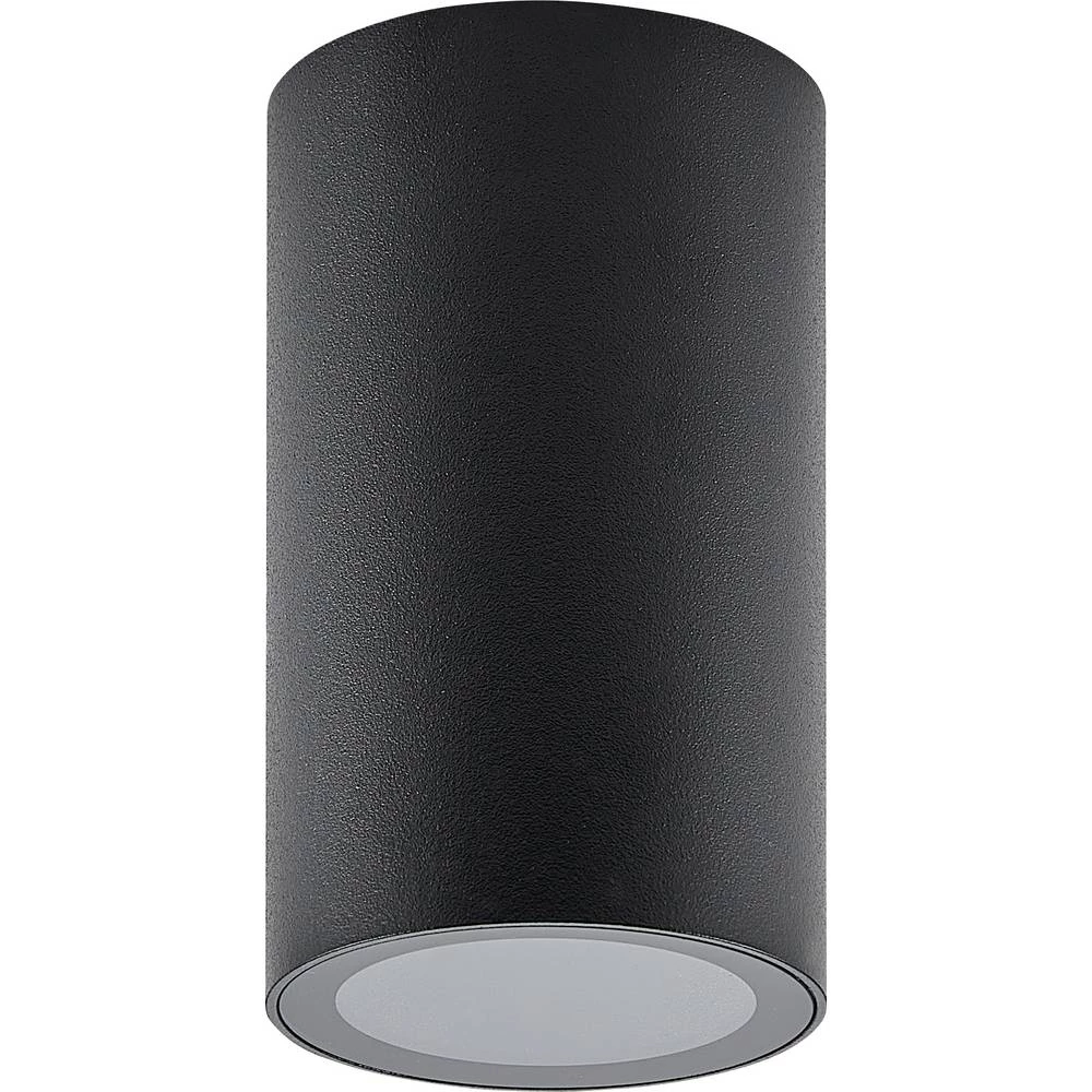 Deko Light 348244 Can IP44, 1x 7,5 W GU10, Schwarz nadgradna stropna svjetiljka GU10 7.5 W crna slika