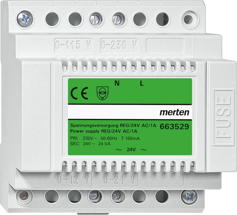 DIN-napajanje (DIN-letva) Merten 663529 24 W slika
