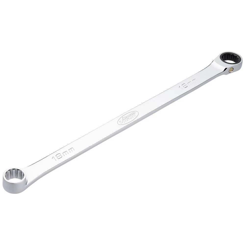 Vigor V7031-18 prstenasti ključ s račnom 1 komad 18 mm slika