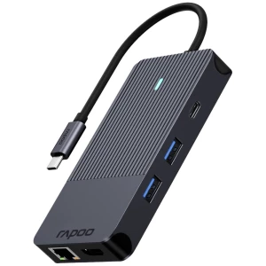 Rapoo 00217692 USB-C® mini priključna stanica Pogodno za marku (priključne stanice za prijenosno računalo): Universal  USB-C® Power Delivery slika